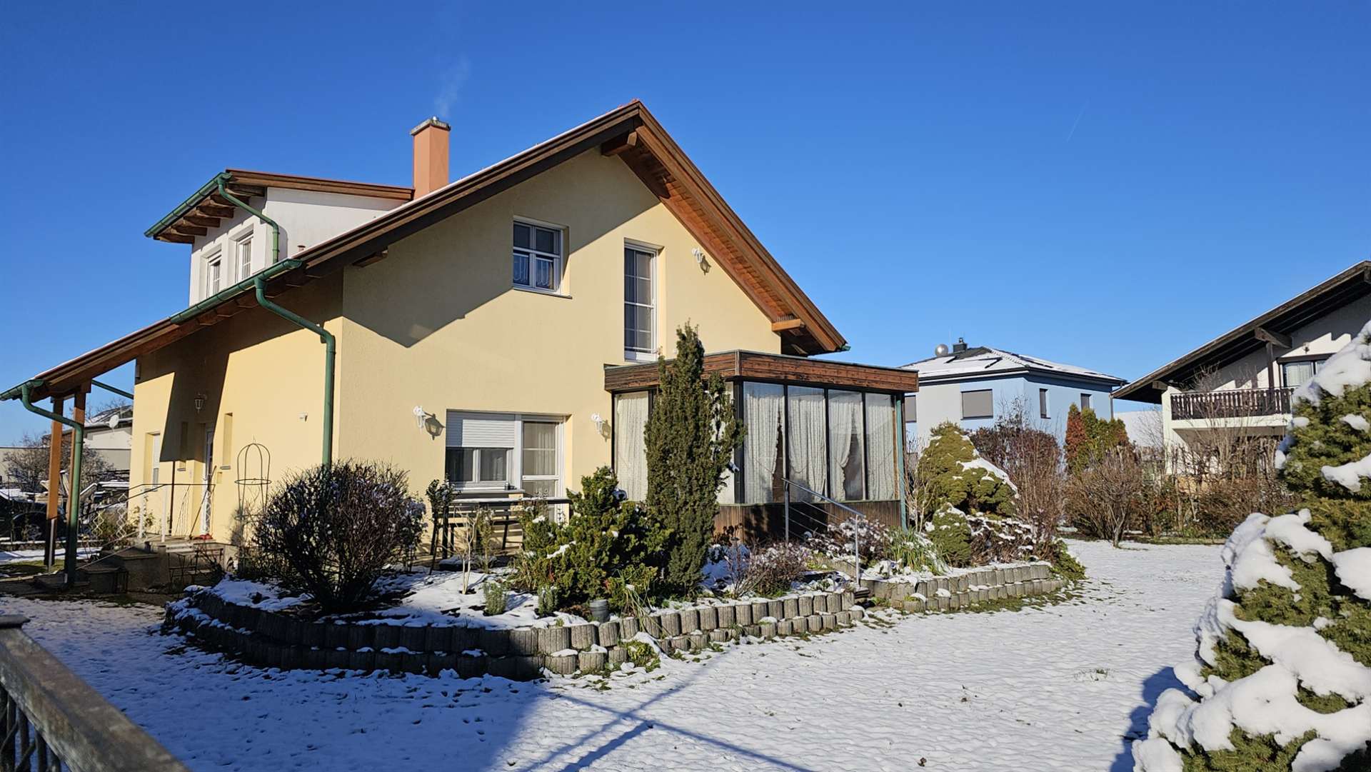 Haus im Winter